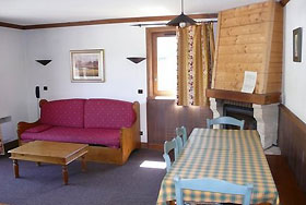 Appartement 6 Pers. mit Kamin