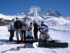 Skifahren in Val Thorens