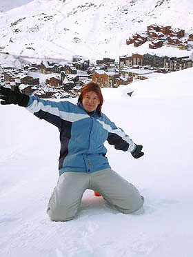 Blick auf Val Thorens
