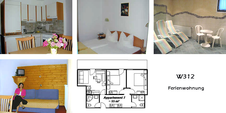 Unterkunft: Ferienwohnung W312.7