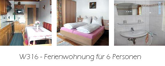 Unterkunft: Ferienwohnung W316.2