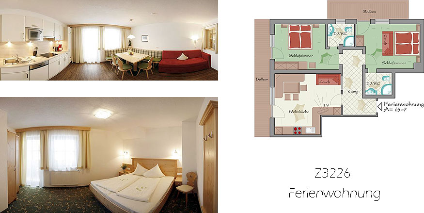 Unterkunft: Ferienwohnung Z3226