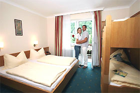 Vierbettzimmer im Sportclub Kitzsteinhorn