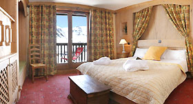 Doppelzimmer im Hotel Les Suites du Montana